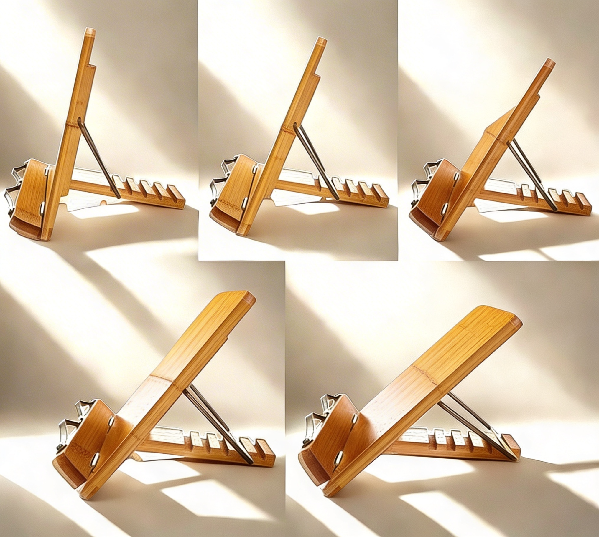 Yelvor Bamboo Reading & Book Stand