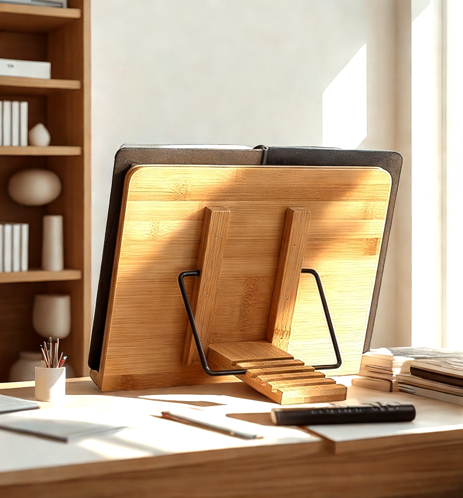Yelvor Bamboo Reading & Book Stand